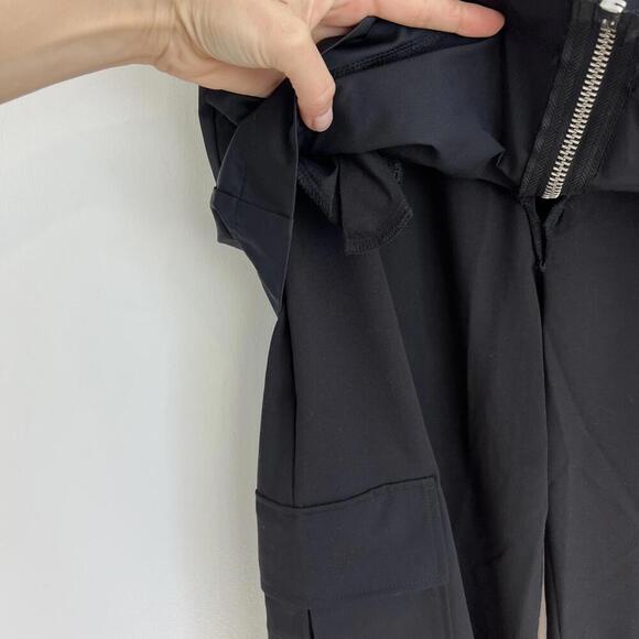 Brand New Zara Women's XS Black Skirt Front Full Zipper Wide Leg Pants 4391/507 - Picture 7 of 13